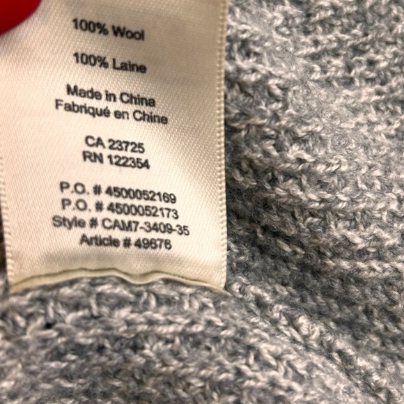 Aritzia Wilfred Free Isabeli Sweater- Merino Wool Waffle Knit Sweater-Size Large - Picture 10 of 12